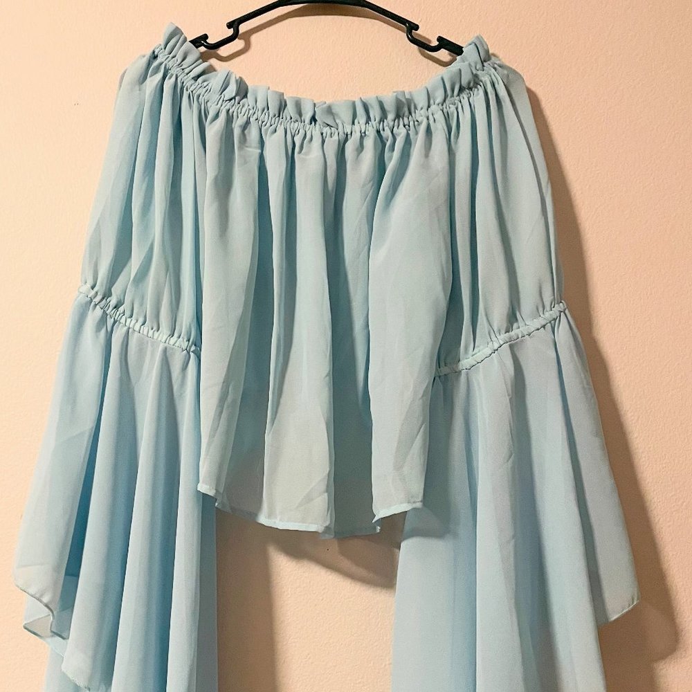 Light blue whimsigoth Blouse